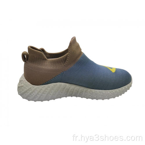 Chaussures tricotées à la mode pour enfants respirant